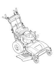 Craftsman 247.889330 (12A-764M799) - Craftsman Walk-Behind Mower (2007) (Sears)