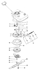 Ariens 911020 (LM 21 SB) - Ariens 21" Self-Propelled Walk-Behind Mower, 5hp Tecumseh (SN: 020400 & Above)