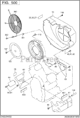 Subaru Robin EH650DC0551 (EH65) - Subaru Robin Engine 500 Cooling &amp; Starting