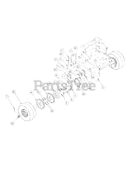 Cub Cadet G 1548 (55AE232S150) - Cub Cadet Walk-Behind Mower Brake Assembly Narrow Track