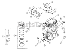 Cub Cadet 2135 (13A-214F100) - Cub Cadet Garden Tractor (SN: 326006 & Above) Crankcase