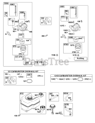 Briggs & Stratton 15B114-0367-E1 - Briggs & Stratton Horizontal Engine Carburetor, Fuel Supply