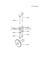 Kawasaki FA130D-AS20 - Kawasaki Engine VALVE/CAMSHAFT