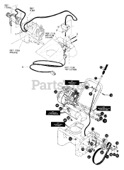 Echo ST-5000 E - Echo Snow Thrower (Type 1E) (1998) Electrical, Drive Belt, Idler Pulley