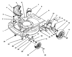 Lawn-Boy 10301 - Lawn-Boy Silver Series Walk-Behind Mower (SN: 003900001 - 003999999) (1993)