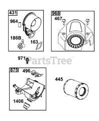Briggs & Stratton 44C877-0010-B5 - Briggs & Stratton Vertical Engine