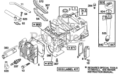 Briggs & Stratton 125702-0115-02 - Briggs & Stratton Vertical Engine