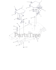 Gravely 992282 (Pro-Turn 452) - Gravely Pro-Turn 52" Zero-Turn Mower, Yamaha EFI (SN: 082000 - 089999)