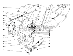 Toro 57385 - Toro Lawn Tractor, 11hp (SN: 001000001 - 001999999) (1981)