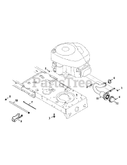 Murray M 1338 (13AC76LF058) - Murray 38" Lawn Tractor (2012) Engine Accessories
