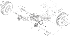 Toro 38838 (828 OAE) - Toro 28" Power Max Heavy-Duty Snow Thrower (SN: 411424346 - 412999999)