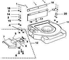 MasterCut by MTD 181-424D701 - MasterCut by MTD Walk-Behind Mower, Electric (1991) (Scotty's) Base Assembly