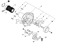 Echo PPF-280 - Echo Pole Saw (SN: E09612001001 - E09612999999) Fan Case S/N: E09612004521-E09612999999