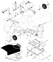 Briggs & Stratton 461007x92B - Briggs & Stratton 46" Garden Tractor (2002)