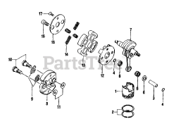Shindaiwa B 40 - Shindaiwa Brush Cutter Crankshaft, Clutch