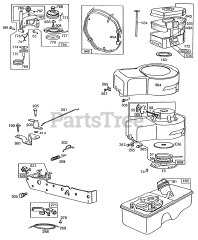 Briggs & Stratton 113908-5905-01 - Briggs & Stratton Vertical Engine BlowerHsg,Rewind,A/C,Control