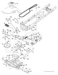 Poulan PO 12530 LT (960410213-02) - Poulan Lawn Tractor (2013-03)