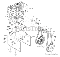 Murray 633136x85A - Murray 33" Snow Thrower (2002)