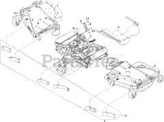 Exmark LZS86TDYM12RW0 - Exmark 144" Lazer Z Diesel Zero-Turn Mower, Yanmar 3TNV86CT (SN: 411294212 - 413950473) (Rev A) (2022)