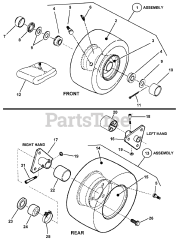 Craftsman 107.280340 (7800669) - Craftsman 28" Rear-Engine Riding Mower, 12.5hp (2010)
