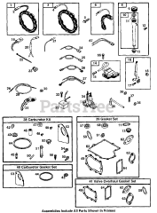 Cub Cadet 933 E (12AE751-100) - Cub Cadet Walk-Behind Mower Alternator &amp; Gaskets (Models 933R &amp; 933E)