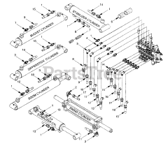 Cub Cadet 457 (590-457-000) - Cub Cadet Backhoe att Hoses And Fittings 457 Backhoe