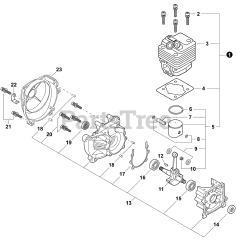 Echo SRM-4300 R - Echo Brush Cutter (SN: S51220001001 - S51220999999)