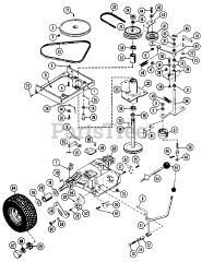 Gravely 40182 (1132-G) - Gravely 32" Lawn Tractor, 11hp Briggs & Stratton, Gear Drive