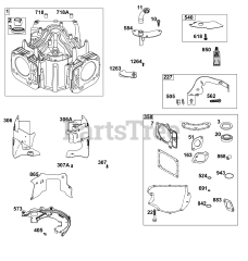 Briggs & Stratton 44C877-0002-B1 - Briggs & Stratton Vertical Engine Cylinder Group