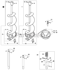 Echo EA-410 - Echo Earth Auger (SN: S05636001001 - S05636999999)