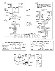 Briggs & Stratton 121A02-0020-E1 - Briggs & Stratton Horizontal Engine Carburetor, Fuel Supply