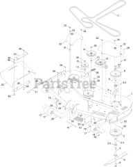 Toro 76608 - Toro 60" Titan MAX Zero-Turn Mower (SN: 400000000 - 417419999) 60 Inch Deck Assembly