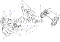 Cub Cadet ZTX4-60 KH FAB (47RSAAA8010) - Cub Cadet Ultima 60" Zero-Turn Mower, Fab Deck, Kohler (2021) Platform