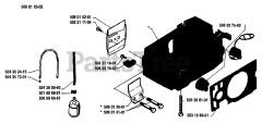 Husqvarna 45 - Husqvarna Chainsaw (1988-02) Engine Housing