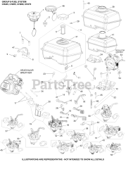 Kohler CH260-1012 - Kohler Command PRO Engine, Basic Version, 6hp, 4.5kW 08 Fuel System