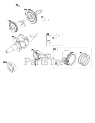 Briggs & Stratton 25T237-0448-H5 - Briggs & Stratton Horizontal Engine Crankshaft Group