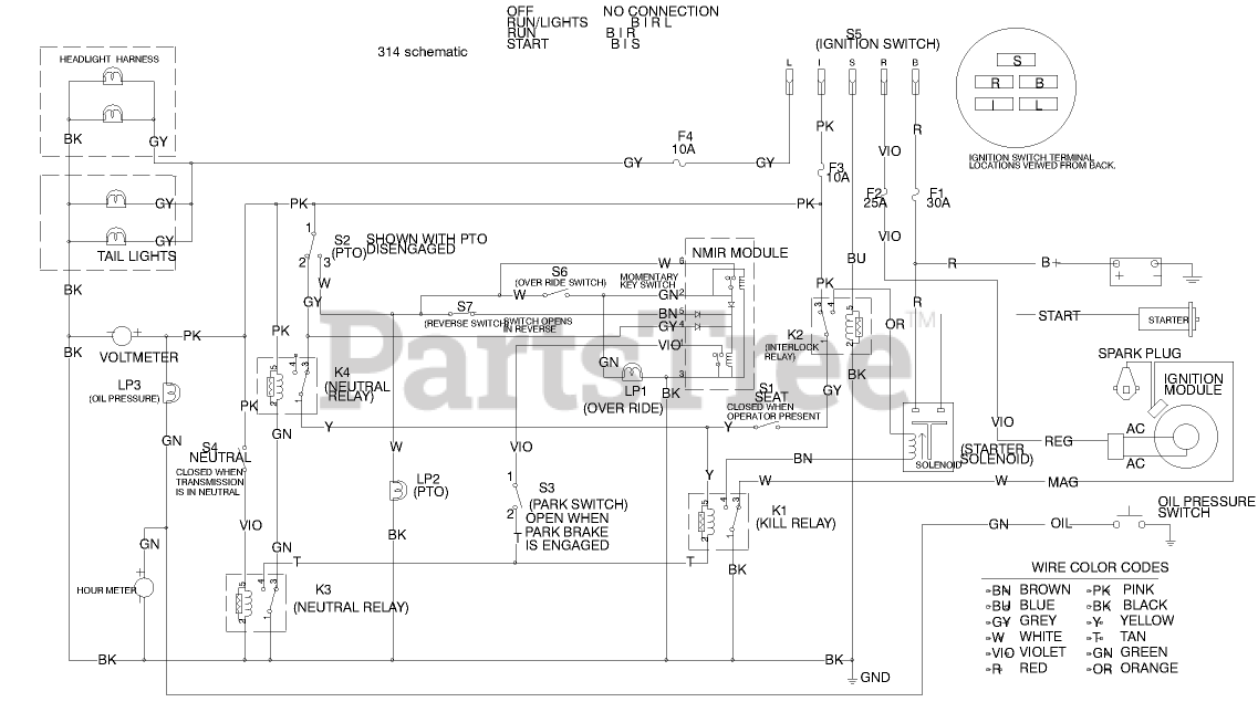 Toro 73449 (314-8) - Toro Garden Tractor (SN: 200000001 - 200999999