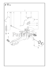 Husqvarna 365 - Husqvarna Chainsaw FUEL TANK