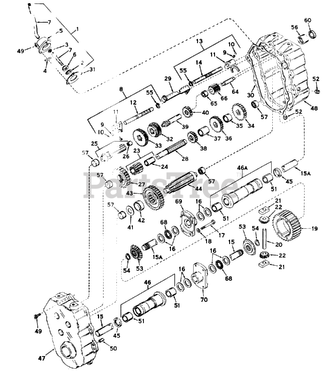 Toro 57101 - Toro 25" Lawn Tractor (SN: 008000001 - 008999999) (1968) 6