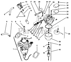 Toro 72042 (264-6) - Toro Yard Tractor (SN: 069000001 - 069999999) (1996) Fuel System 2