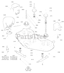Simplicity 2691173-00 - Simplicity Regent EX 46" Lawn Tractor, 23hp Briggs & Stratton 46" &amp; 52" (117cm &amp; 132cm) Mower Deck - Housing, Arbors &amp; Blades Group