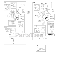 Briggs & Stratton 219907-0110-E1 - Briggs & Stratton Vertical Engine Carburetor