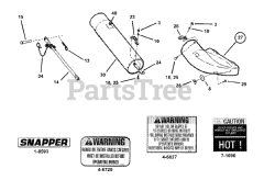 Snapper 7063046 - Snapper 33" Yard Cruiser Twin Bag Grass Catcher
