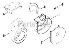 Kohler K91-40180G - Kohler K-Series Engine, Basic Version, 4hp, 3kW Baffles And Shroud 020100359
