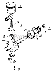 Echo CS-100 - Echo Chainsaw Crankshaft, Piston