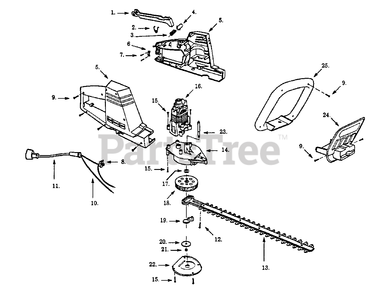 Husqvarna 340 H Husqvarna Hedge Trimmer (199501) Hedge Trimmer Parts