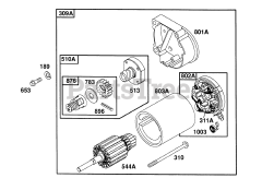Briggs & Stratton 400707-1222-01 - Briggs & Stratton Vertical Engine