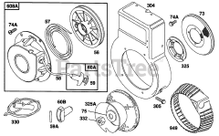 Briggs & Stratton 82232-0314-01 - Briggs & Stratton Horizontal Engine