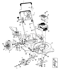 White Outdoor 114-508A190 - White Outdoor 22" Walk-Behind Mower (1994)