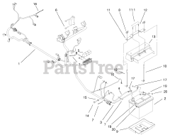 Toro 73471 (518 xi) - Toro Garden Tractor (SN: 000000001 - 000999999) (2000) Electrical Assembly (model Nos. 73542, 73570 Only)